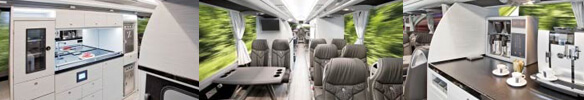 Mercedes Benz Travego V42 innenansicht